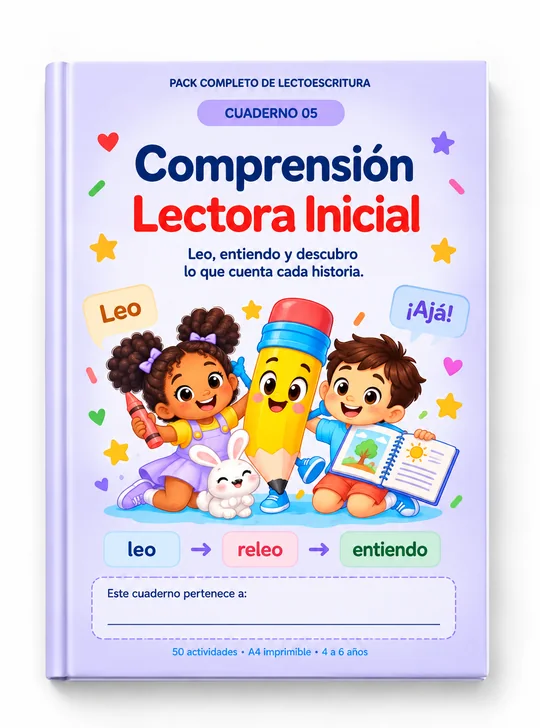 Portada de Comprensión Lectora Inicial